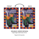 Happy Halloween Witches Boots Applique Garden Flag