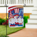 Patriotic Trio Applique Garden Flag