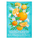 Summer Sunshine Applique Garden Flag