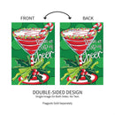 Have A Cup Of Cheer Applique Garden Flag