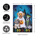 Boo Buds Applique Garden Flag_x000D_