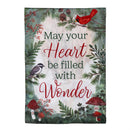 Wondering Heart Applique Garden Flag