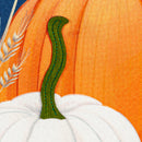 Plaid Pumpkins Applique Garden Flag