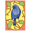 Flying Bird in Round Frame Garden Applique Flag