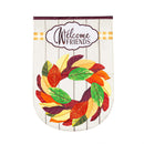 Magnolia Wreath Garden Applique Flag