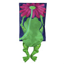 Jumping Frog Kickin Garden Flag