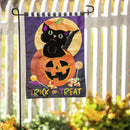 Trick or Treat Kitten Garden Applique Flag