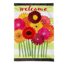 Gerbera Daisies Bouquet Applique Garden Flag