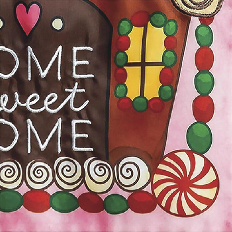 Home Sweet Home Applique Garden Flag