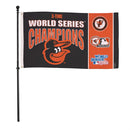 Baltimore Orioles Single Sided Flag w/ 2 Grommets, 3'x5' Multi Win Flag