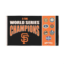 San Francisco Giants Single Sided Flag w/ 2 Grommets, 3'x5' Multi Win Flag