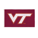 Virginia Tech Single Sided Flag w/ 2 Grommets, 3'x5'