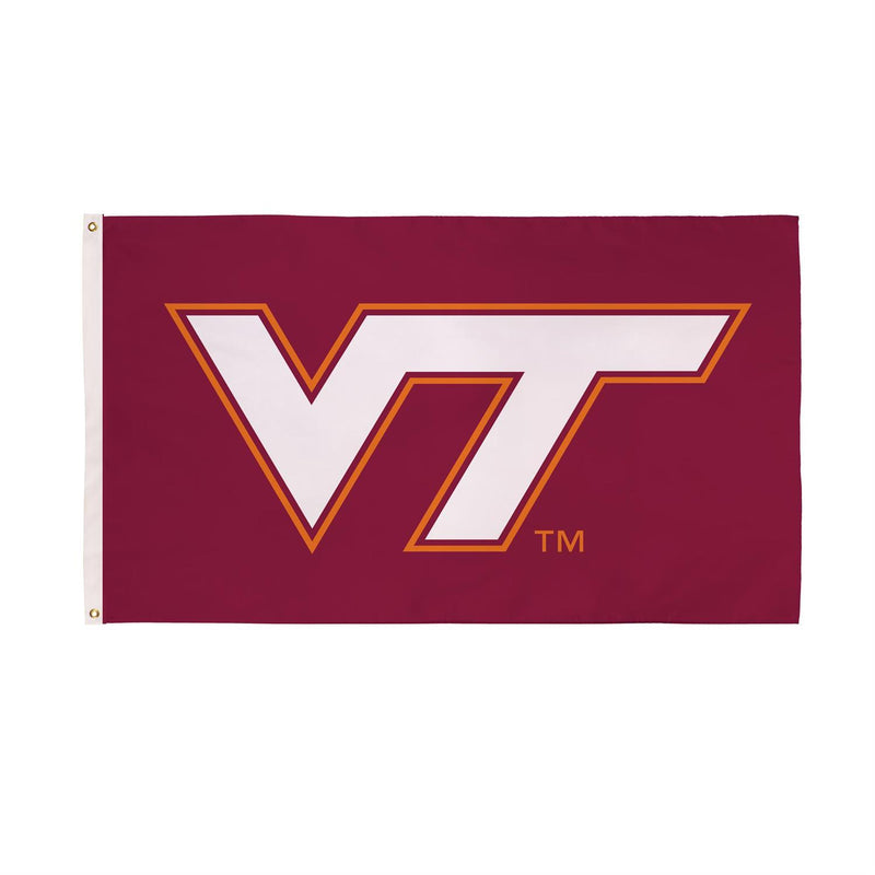 Virginia Tech Single Sided Flag w/ 2 Grommets, 3'x5'