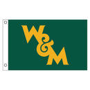 William & Mary Single Sided Flag w/ 2 Grommets, 3'x5'
