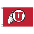 University of Utah Single Sided Flag w/ 2 Grommets, 3'x5'
