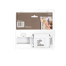 White Metal Flag Bracket