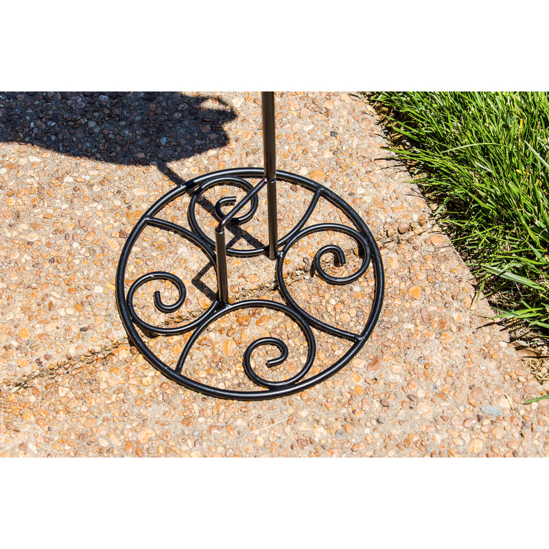 Evergreen Flag hardware,Elegant Swirl Stand Base,11.1x6.18x11.1 Inches