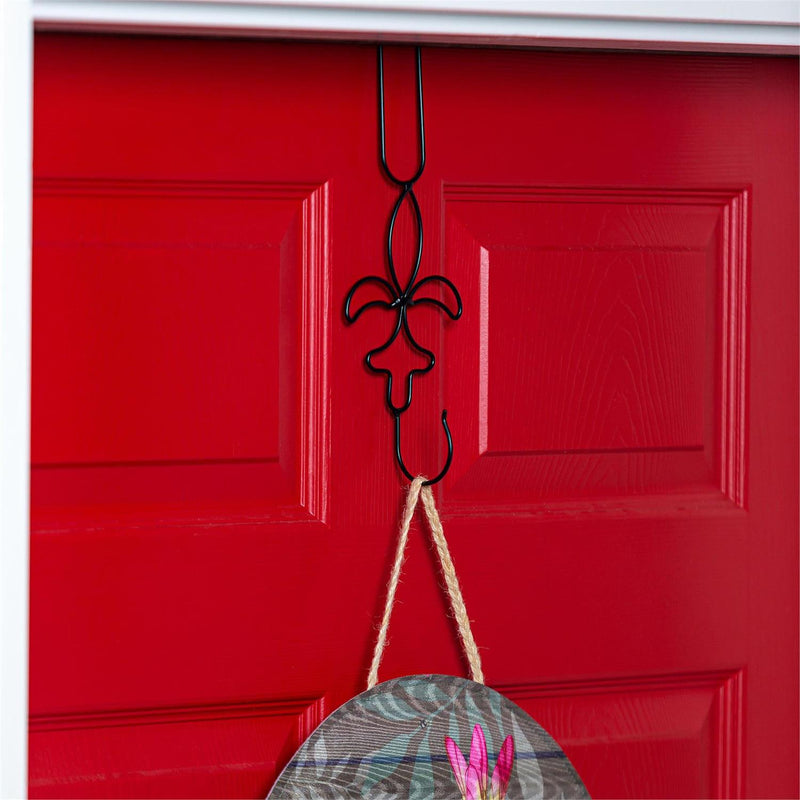 Door Tag Fleur de Lis Over-the-Door Hanger