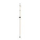 Evergreen Flag Hardware,Metal Extendable House Flag Pole, Brushed Ivory Finish,39x1.8x1.8 Inches