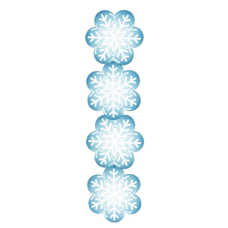 Snowflake Stack Laser Cut Garden Flag Stand Icon