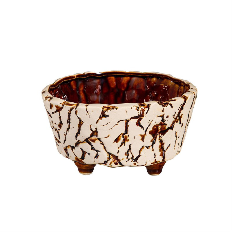 Ceramic Crackled Planter