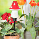 All-In-One Ceramic Fruit Fly/Fungus Gnat Trap with Watering Globe Gift Set, Mushroom