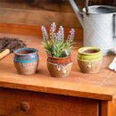Ceramic Drip Glazed Planter in CDU