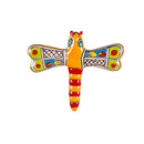 Terracotta Dragonfly Wall Art