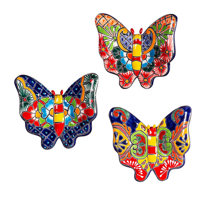 Terracotta Butterfly Wall Art