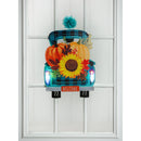 Fall Plaid Truck LED Window Décor