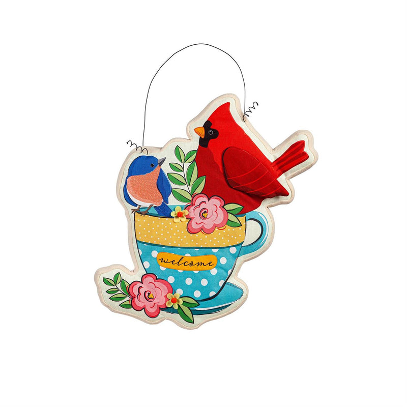 Songbirds Welcome Estate Door D√©cor