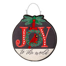 Joy to the World Wreath Estate Door Décor