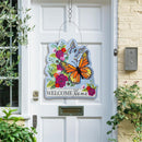Welcome Home Butterflies Estate Door Décor