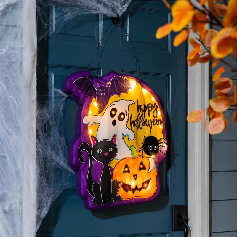 Halloween Friends Lighted Estate Door D√©cor