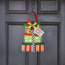 Mixed Print Presents Door Décor