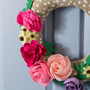Wrapped Wreath Door D√©cor