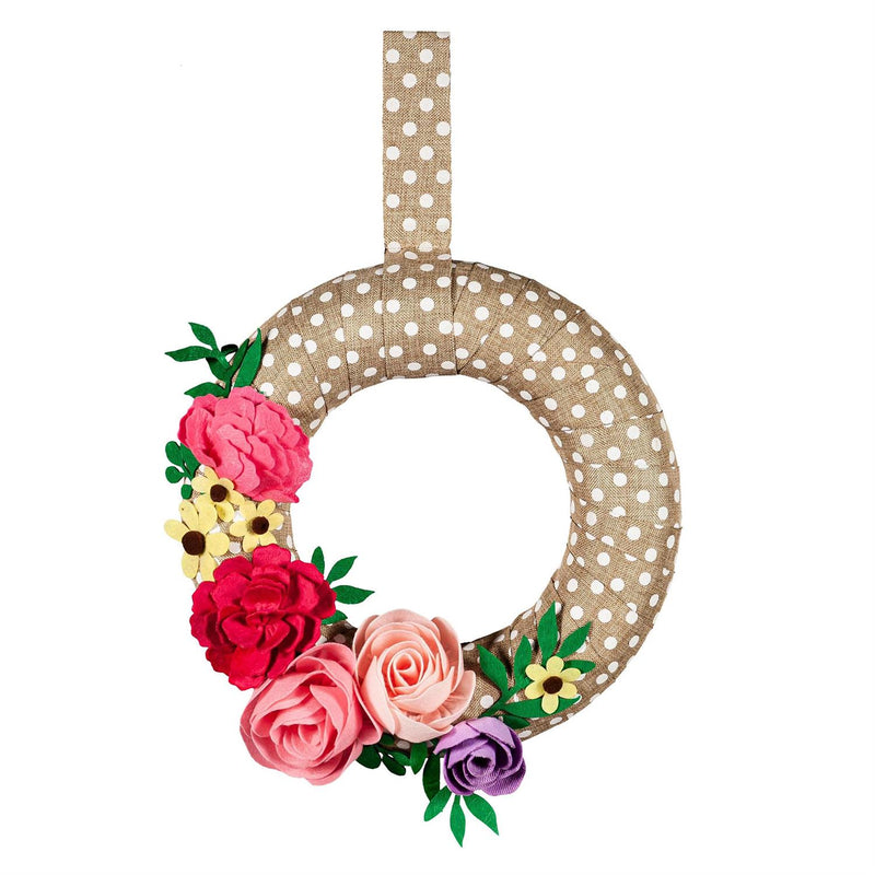 Wrapped Wreath Door D√©cor