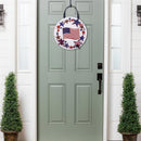 Americana Star Wreath Door Decor