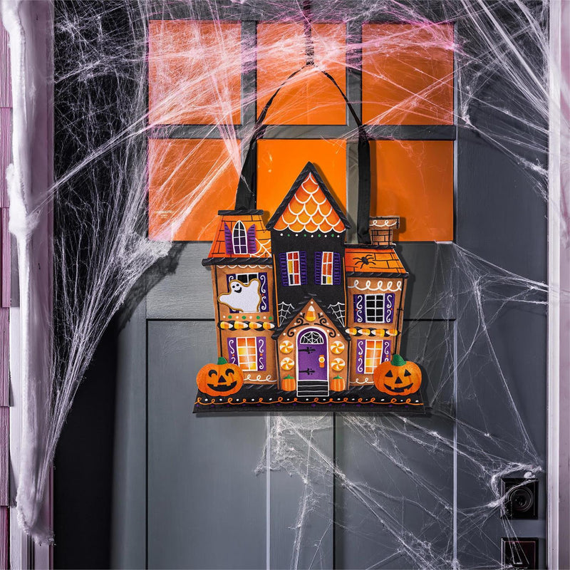 Trick or Sweets Haunted House Door Décor