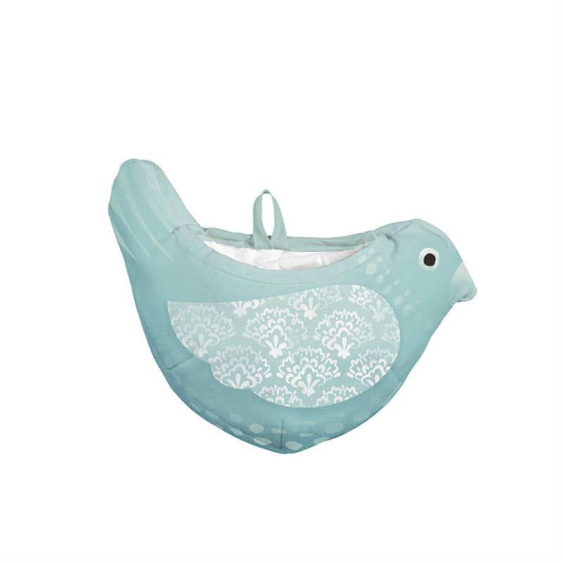 Whimsical Bird Fabric Wall Planters, Set of 3