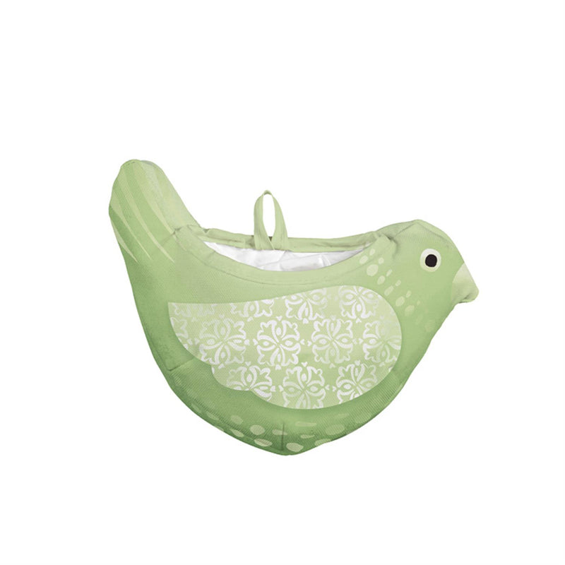 Whimsical Bird Fabric Wall Planters, Set of 3