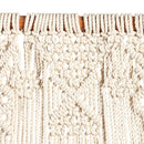 Macrame Wall Pocket Plant Cover, Natural