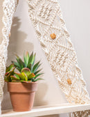 26" Macramé Planter Shelf
