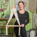 26" Macramé Planter Shelf