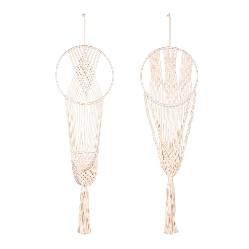 Macrame Hanging Nouveau Plant Cover for Mini Planter