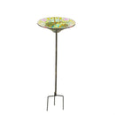 10" Dragonfly Glass Birdbath Stake