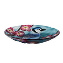 Handpainted Bird Bath, Blue Jay