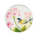 18" Bird and Hydrangea Flower Bird Bath