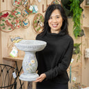 Wildflower Bird Bath