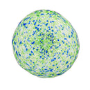 15" GID Glass Bird Bath, Green Green
